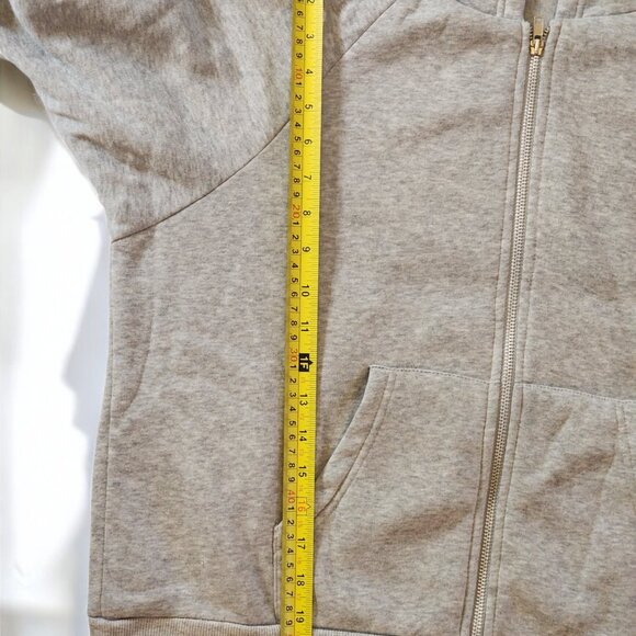 Life Rocks Gray Zip-Up Hoodie | Size Large - Picture 5 of 8